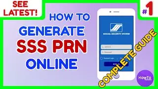 SSS PRN Generate Online - How to Create PRN SSS Website 