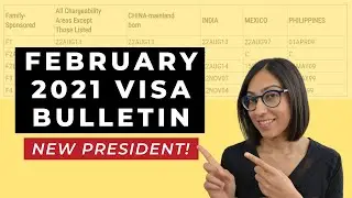 Visa Bulletin February 2021 | Visa Bulletin Update (New President!)