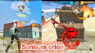 Free fire sonia vs Orion character ability test | Sonia vs Orion ability test with gameplay