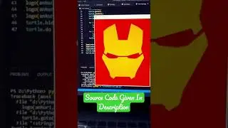 Iron Man Face Using Python🐍🐍 {With Source Code} | 