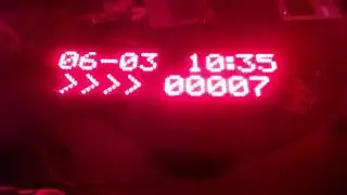 Visitor Counter Display System Using P10 Led Modules