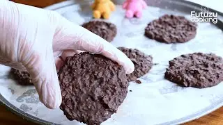 2 ingredients! 1 minute work! No Egg! No Sugar! No flour! Perfect for party treats! No baking