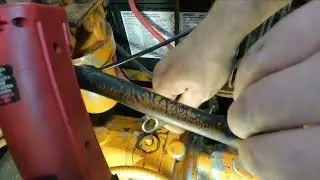 First Start After Pump Install and Adjusting Neutral Stop on Case 1845