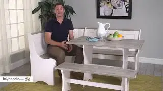 Finley Home Nantucket Coastal Nook Dining Set - Product Review Video