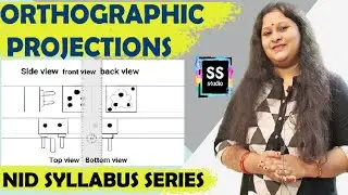 Orthographic Projection in detail for NID Entrance Exam 2021