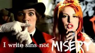 PARAMORE + PANIC! AT THE DISCO MASHUP- I Write Sins not Misery