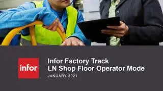 Shop Floor Operator Mode