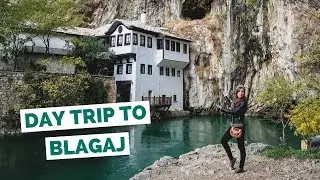Blagaj Tekija Day Trip From Mostar 🕌 Visiting the Dervish Monastery + Food Tips & Travel Guide 🇧🇦
