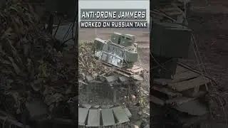 Finally! EW Jammer Worked on Russian Tank | Anti-Drone jammers 
