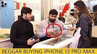 Beggar Buying IPHONE 13 PRO MAX Prank - Rich Beggar