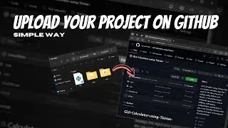 How to upload files/folders/projects on GitHub | Upload Project folder on GitHub (Simple Way)