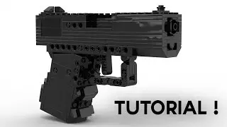LEGO Glock 26 (Working Rubber Band Gun) Tutorial / Instruction