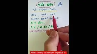 Negatif Pozitif Sayılar 