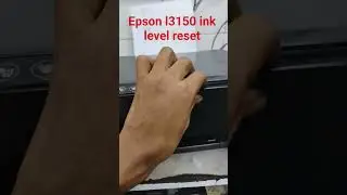 Epson L3150 red light blinking problem reset