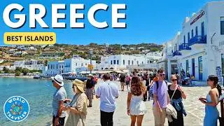 Top 5 Cyclades Islands Walking Tour | Discover the Best of Greece in 4K 🇬🇷