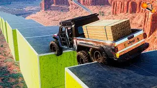 Stairs VS Cars #40 - BeamNG drive