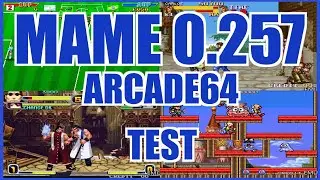 MAME 0.257 ARCADE64 TEST