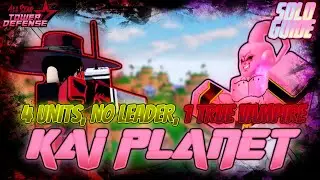 [ GOHAN RAID ] Kai Planet Solo Guide w/ 4 Units / No Leader ft. Alucard | All Star Tower Defense