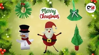 Festive Fun: 5 Easy Paper Christmas Crafts for Kids 🎄✨ #christmascrafts #kidscraft #christmas #kids