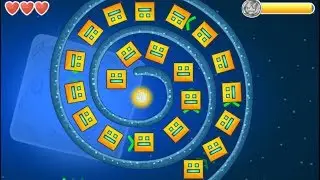 Geometry Dash vs Red ball 4 Battle for the Moon