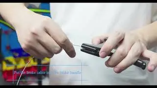 How to install the mechanical line pulling disc brakes of BUCKLOS?#bikelife #mtb #bikebrake#bucklos