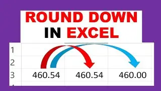 Round down to decimal places and whole number