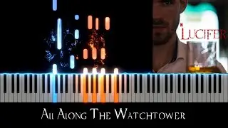 Lucifer - All Along the watchtower Piano Tutorial Remastered