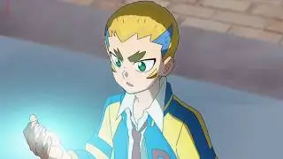 Beyblade Burst GT Episode 30 - Arthur vs Delta vs Drum