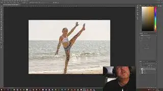 Photoshop Puppet warp and content aware fill