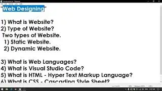 What is Web Designing? | Web Designing Course in Urdu/Hindi | HTML5 & CSS3 Lecture 1