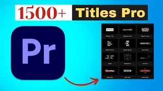 Elevate Your Videos with Titles Pro  Premiere Pro Animated Templates | Title Templates Video Editors