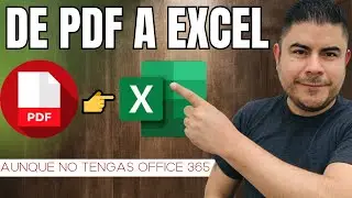 Importar Tablas de un archivo PDF a Excel usando Power Query | Sin tener Office 365