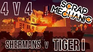 СМЕШАННЫЙ БОЙ 4 НА 4 В SCRAP MECHANIC