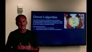 Dr. Sterling: Grover’s Algorithm