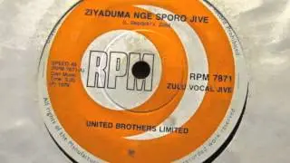 Ziyaduma nge Sporo Jive /Sax Sporo Jive - United Brothers Limited
