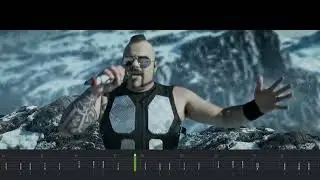 Sabaton Soldier of Heaven Guitar Lesson in different speeds with tabs