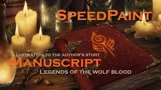Manuscript - Legends Of The Wolf Blood - Speed Paint