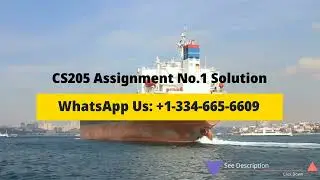 CS205 Assignment No. 1 Solution Fall 2022