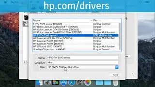 Updating Mac OS to Use the HP Printer Driver