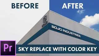 Replace a White Sky in Adobe Premiere | Color Key Tutorial 2026