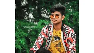 Green Tone Retouch editing | before after  #shorts @sahilsaha_editing
