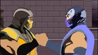 Гостевые персонажи в Mortal Kombat пародия (анимация)