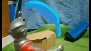 ultraman ace vs Arstron: epic Ultraman stop motion battle