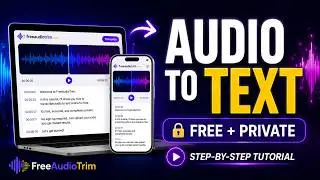 How to Transcribe Audio to Text Online Free | No Upload, No Sign Up