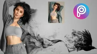 SMOKE EFFECT|CROW|PicsArt Editing|Photo Manipulation|Easy Tutorial