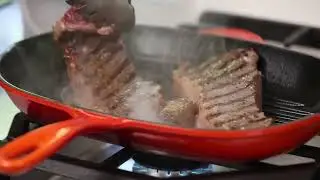 Как мыть сковороду-гриль Le Creuset из эмалированного чугуна