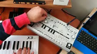 Behringer TD3 analog bass synth Ploytec PL2 Midiplus X3mini controller | Superteclados.com