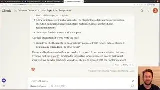 [101] Automate Word Documents with AI and Python | Create Professional Reports in Seconds