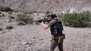 Zastava M90 Reloading from plate carrier and belt