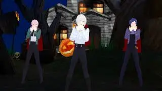【MMD】 Happy Halloween【Piko, Roro, and Kaito】